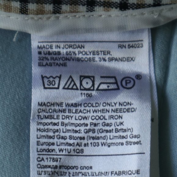 Banana Republic Check Pants - Picture 11 of 11